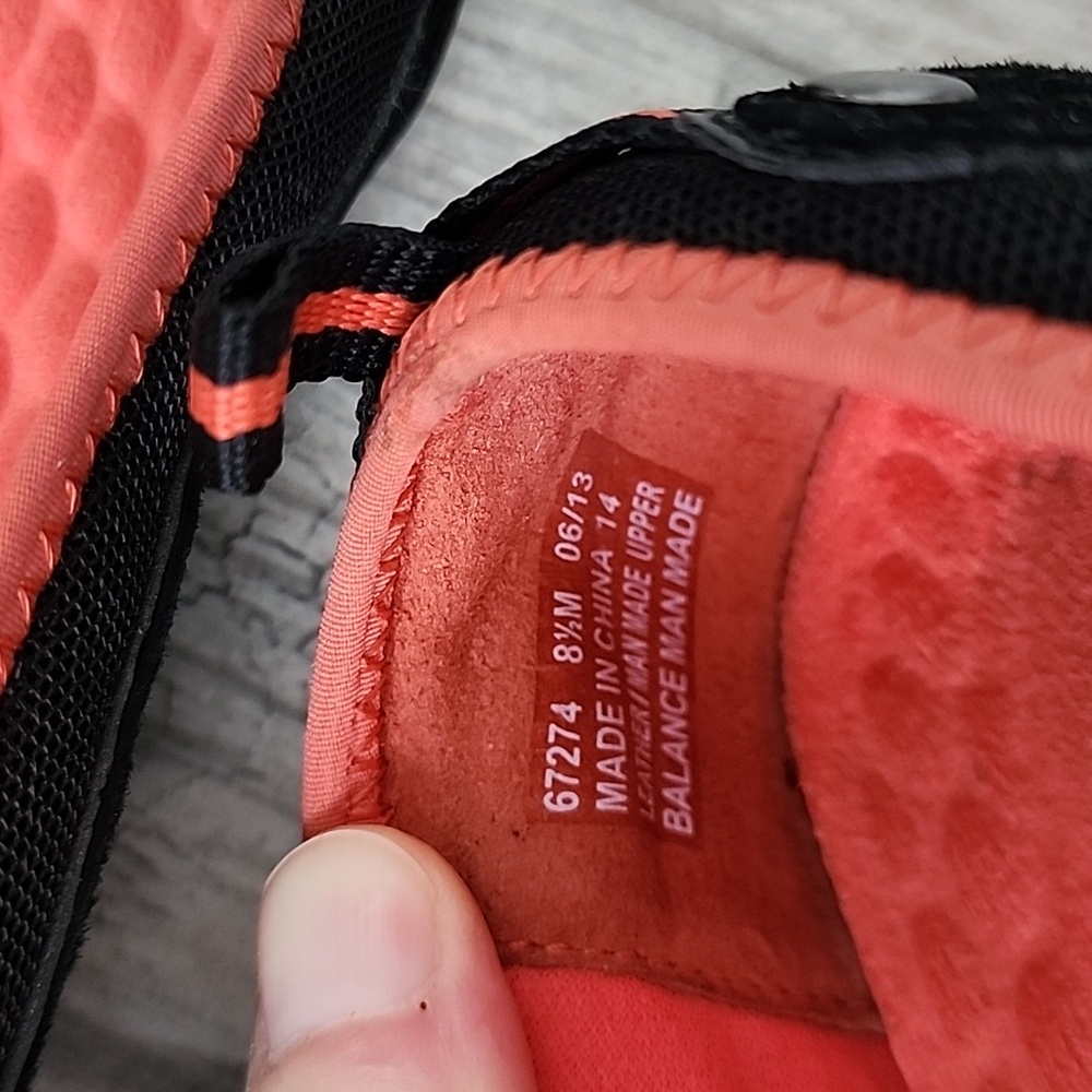 Clarks Privo Hot Orange/Black Slip On Flats - Picture 4 of 6